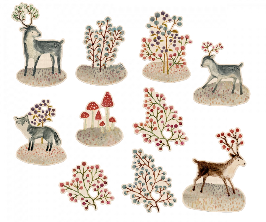 Maileg Winter Wonderland Christmas gift tags, 20 pcs PREORDER NOVEMBER 2023