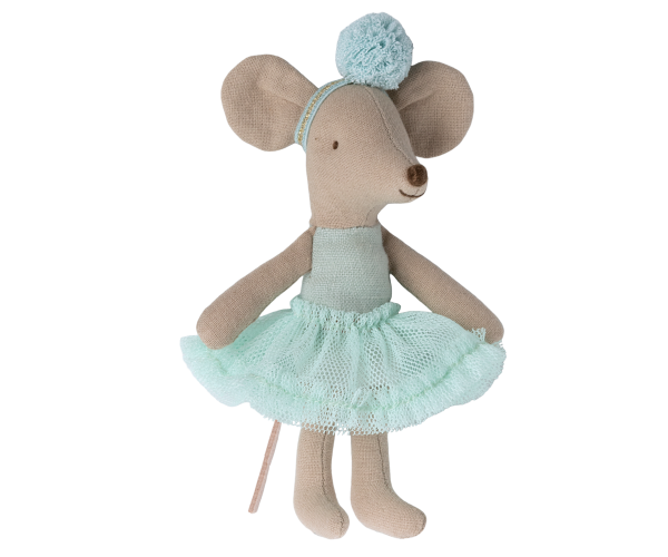 PREORDER: Ballerina mouse, Little sister - Light mint (11/1/23)