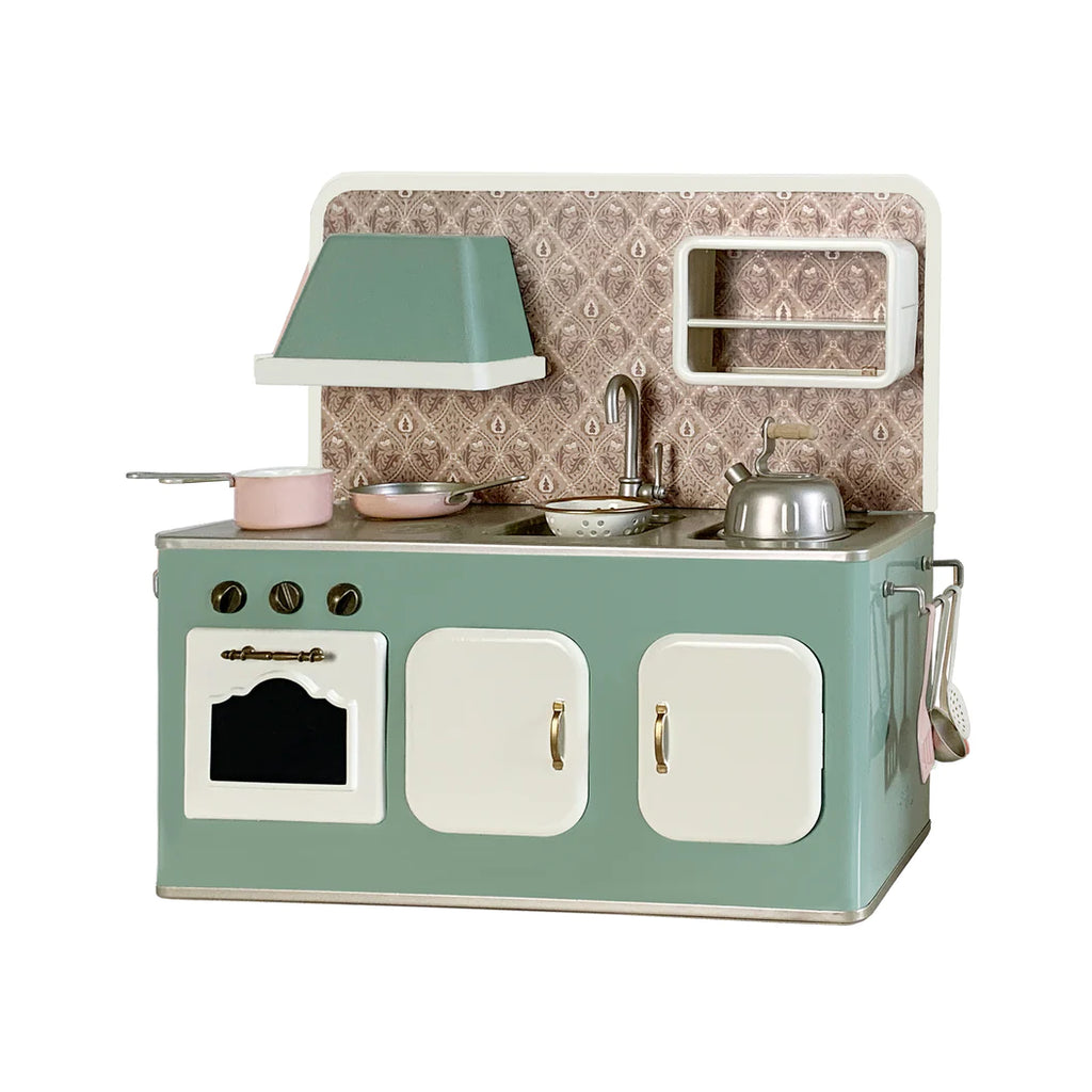 Kitchen Toy Set 8 pcs -1/6 Scale Dollhouse Miniature Choose your Color