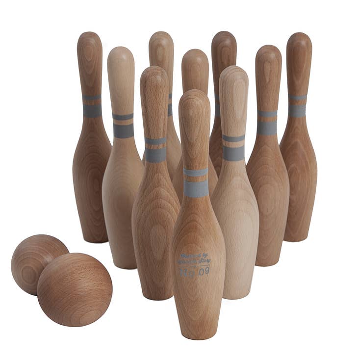 Bowling Natural Wooden game