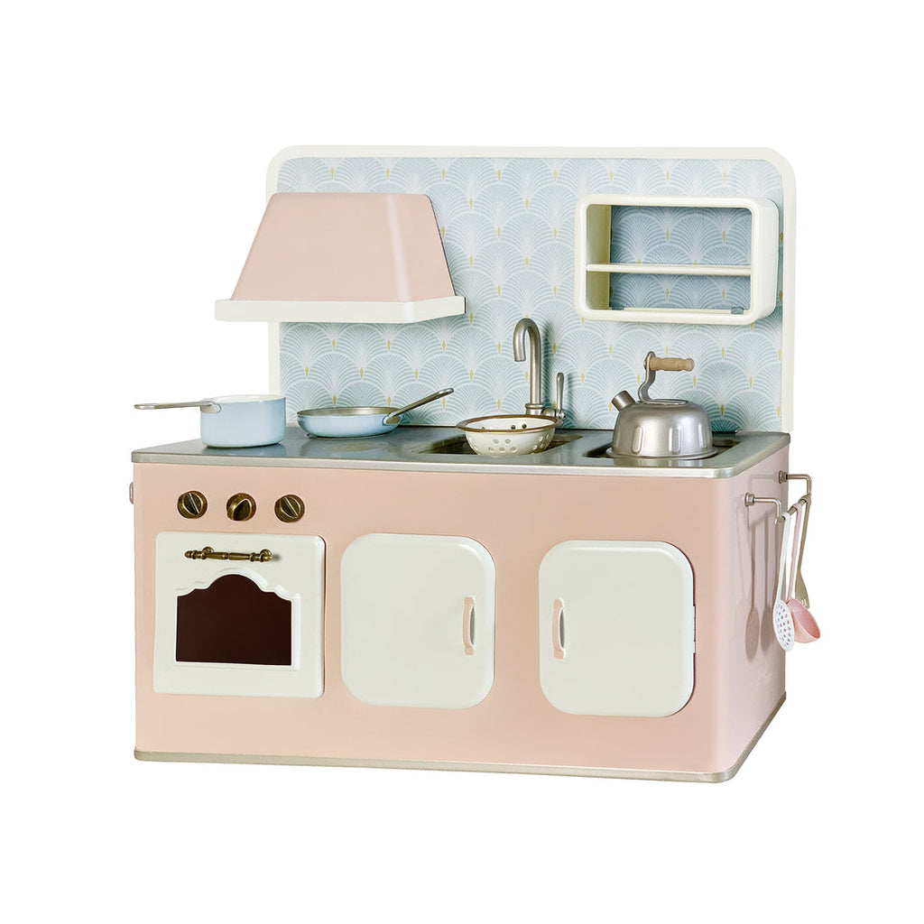 Kitchen Toy Set 8 pcs -1/6 Scale Dollhouse Miniature Choose your Color