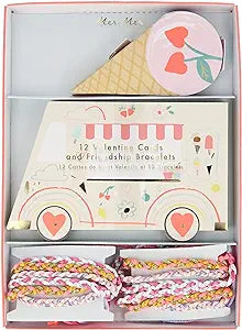 Meri Meri Ice Cream Valentine Cards (Pack of 12)