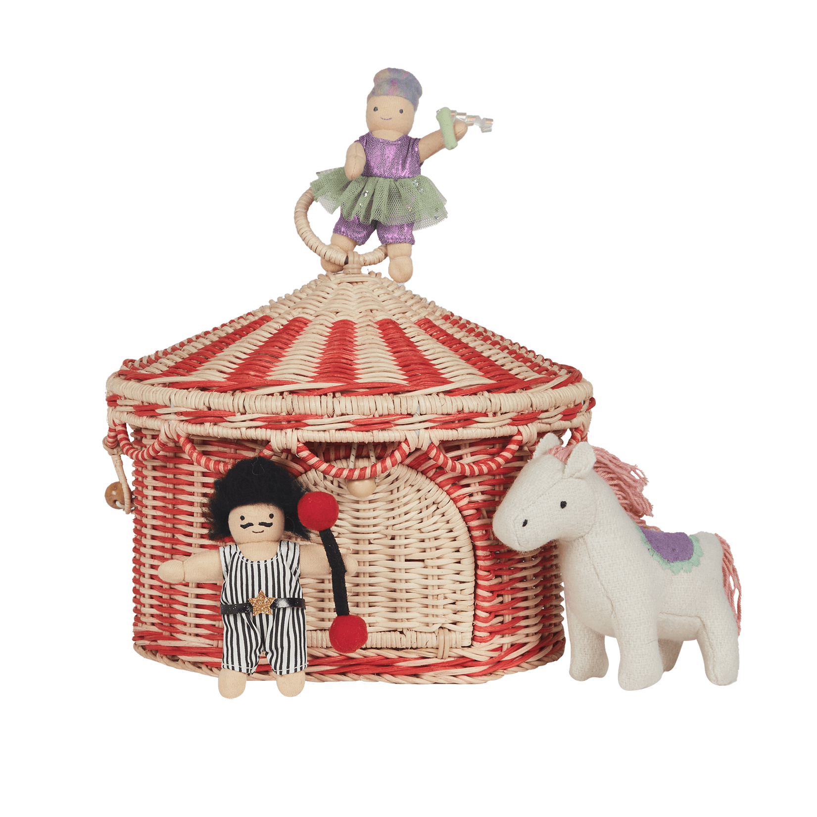 Olli Ella Rattan Small Circus Basket | Tselaine
