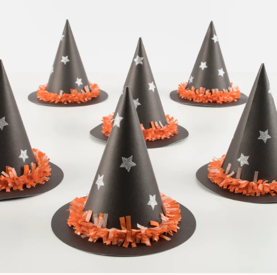 Festooning Witch Party Hats