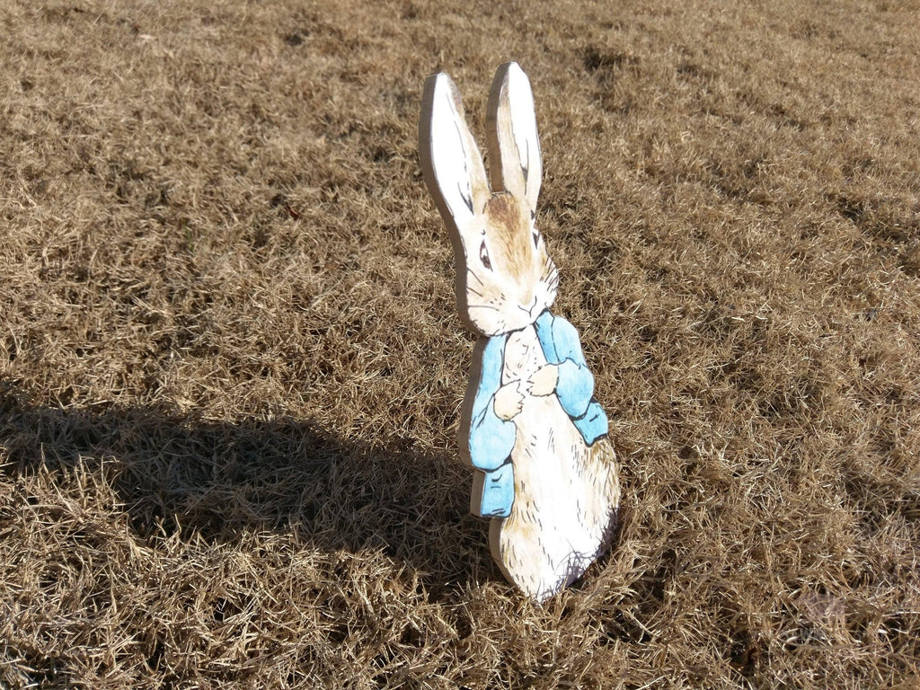 Peter Rabbit Standing Wood Cutout: 8x2