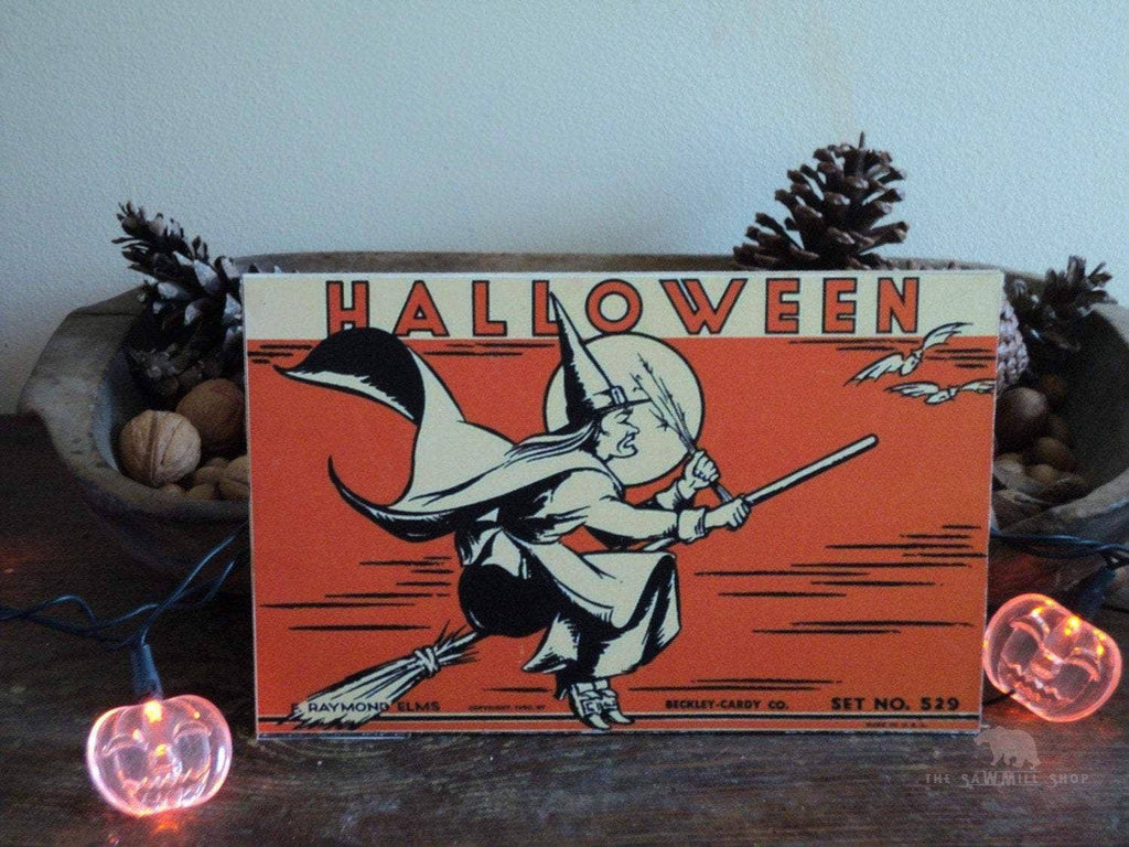 Halloween Candy Box Wood Cutout