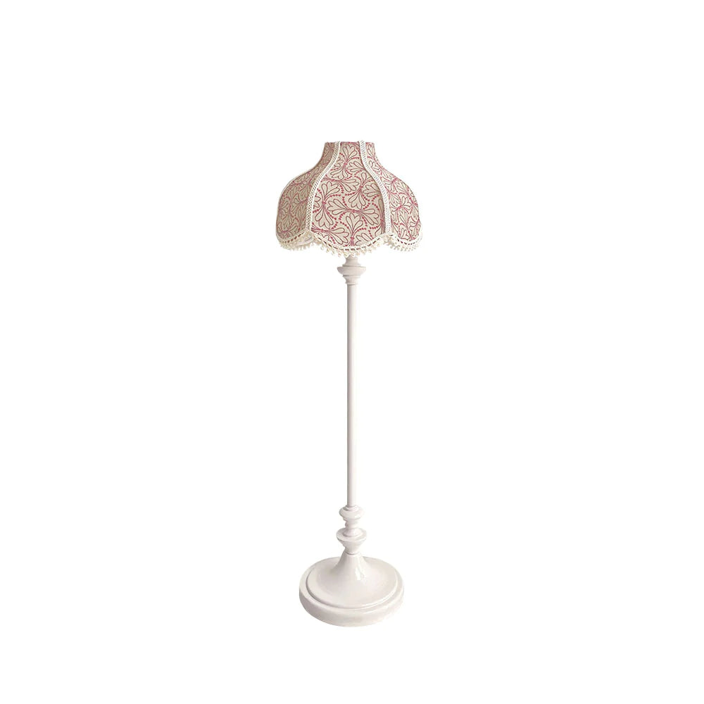 Flower Vintage Floor Lamp- Red 1/6 Dollhouse Miniature Furntiure (AIZUL)
