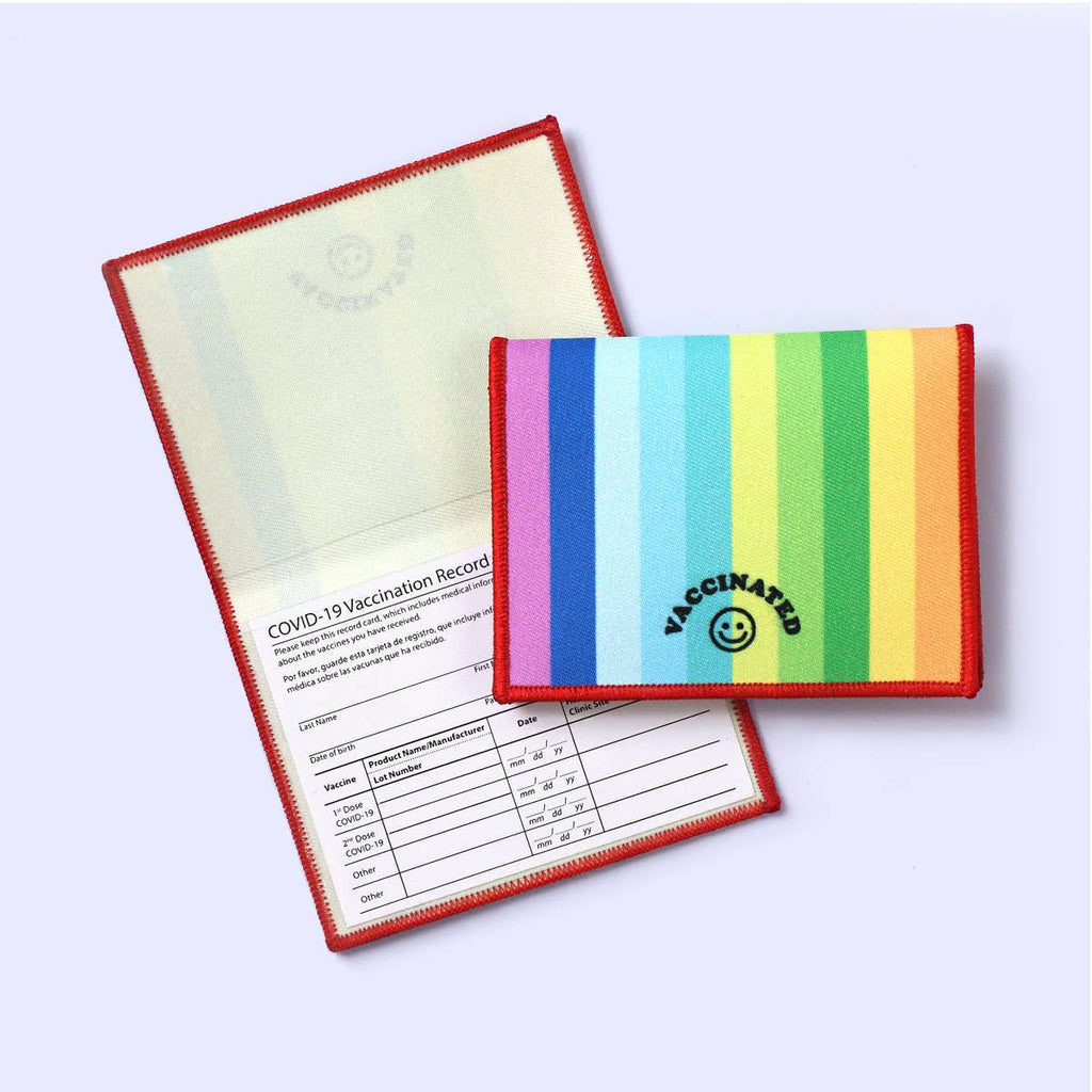 Rainbow Vaccine Card Case