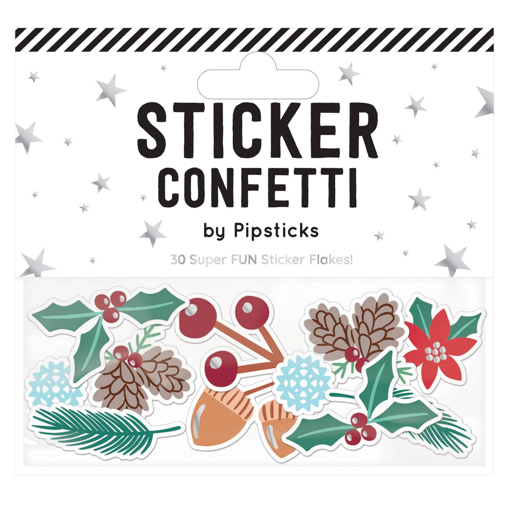 Berries & Boughs Sticker Confetti