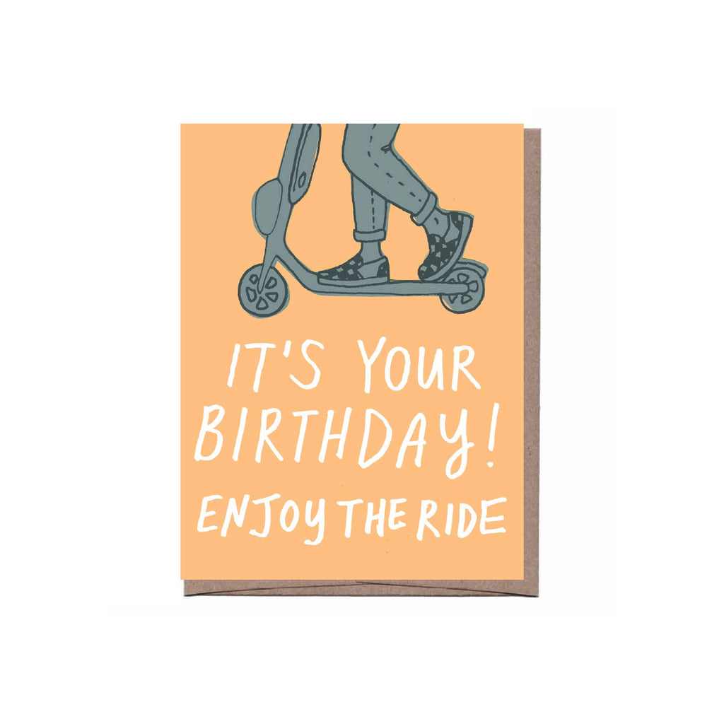 Scooter Birthday Card