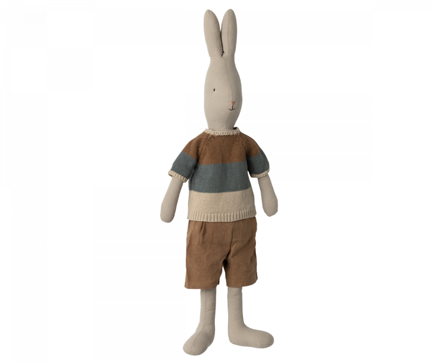 Rabbit size 4, Classic - Knitted shirt and shorts (May 2023)