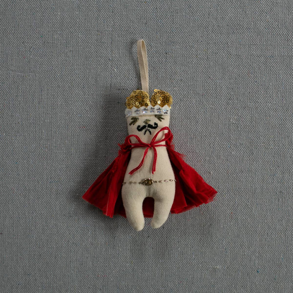 Freddie Mercury Mouse, cotton Ornament, token