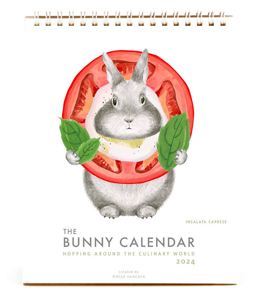 The 2024 Bunny Calendar-Hopping around the Culinary World