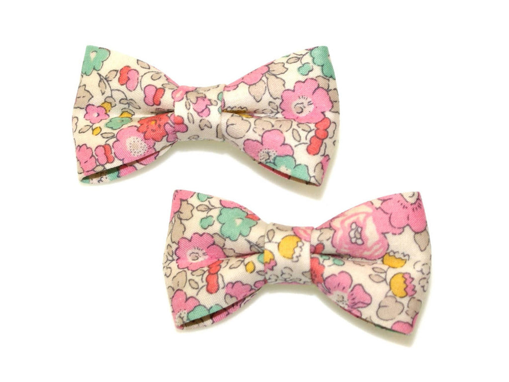 Liberty Betsy Ann Bow ClipsGGHC327 PINK