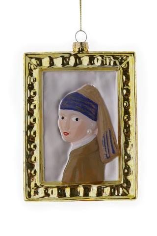 Lady with the Pearl Earring Ornament