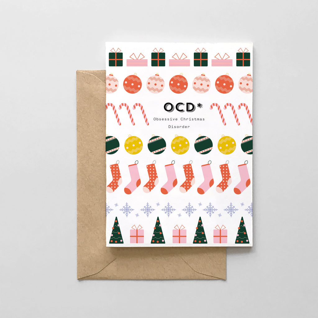 OCD: OBSESSIVE CHRISTMAS DISORDER Card