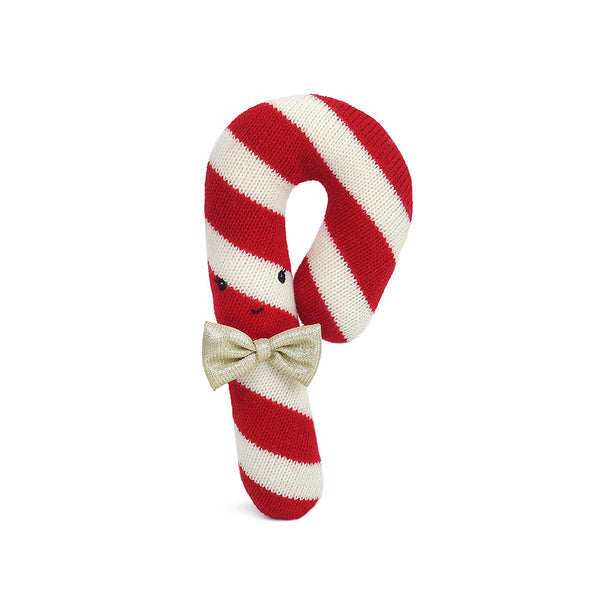 CANDY CANE KNIT TOY RED