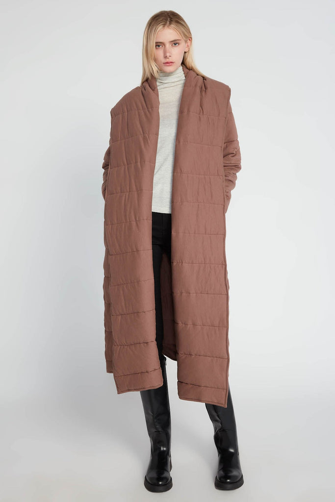 Offhour Cotton Jersey Homecoat - Mink