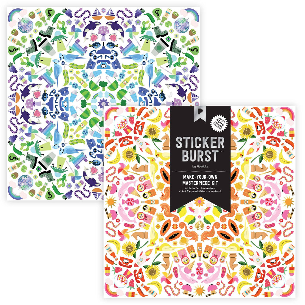 Whirled In Color Sticker Burst Kit