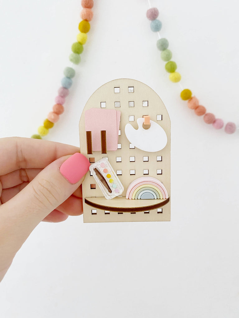 Dollhouse Pegboards- Wood | Tselaine Dollhouse Pegboards- Wood | Tselaine