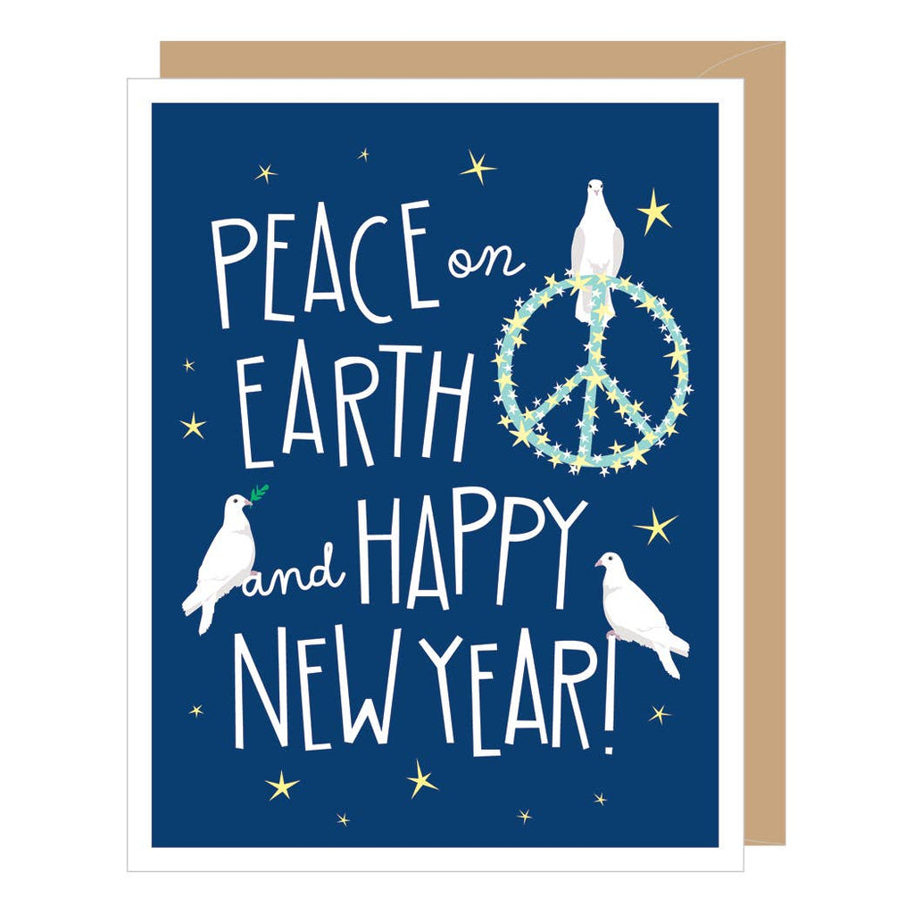 Peace on Earth New Year Card (single or boxed) H330