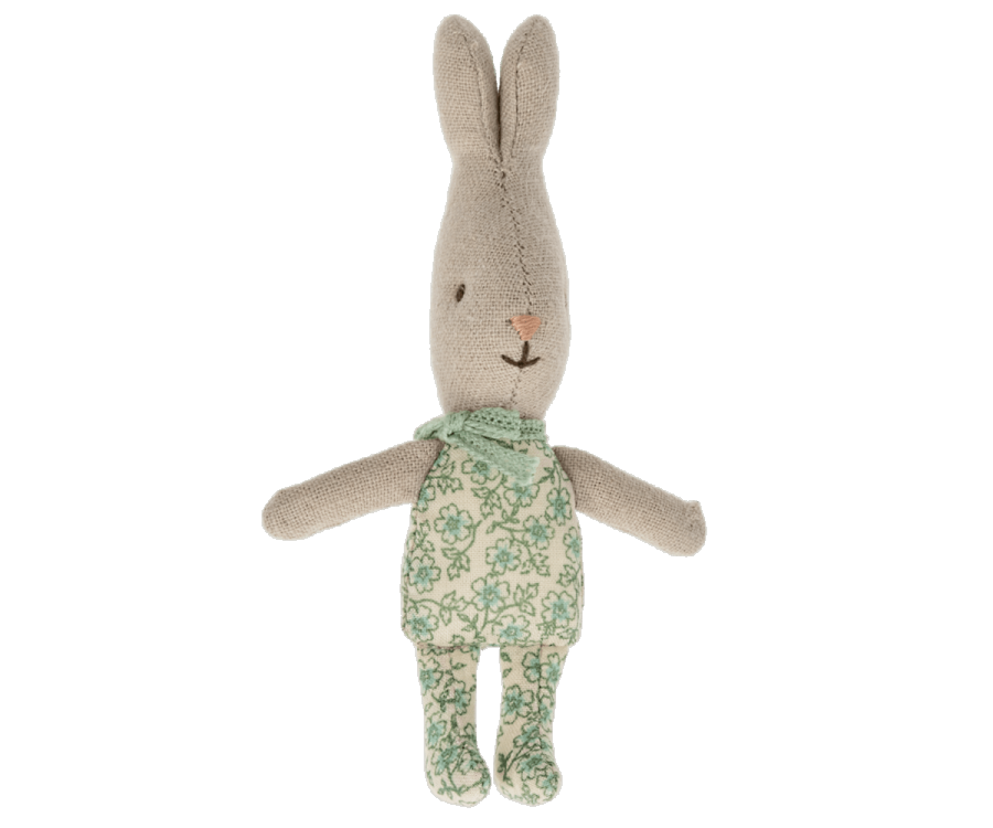 Maileg Sp/S22 MY Rabbit. Choose Rose or Mint.  IN STOCK