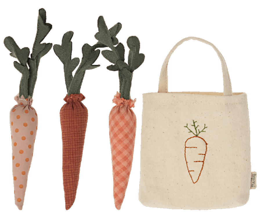 Maileg Sp/S22 Carrots in Tote IN STOCK