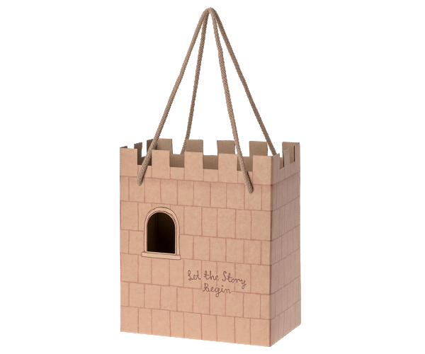 Maileg Sp/S22  Rose Castle Gift bag  IN STOCK