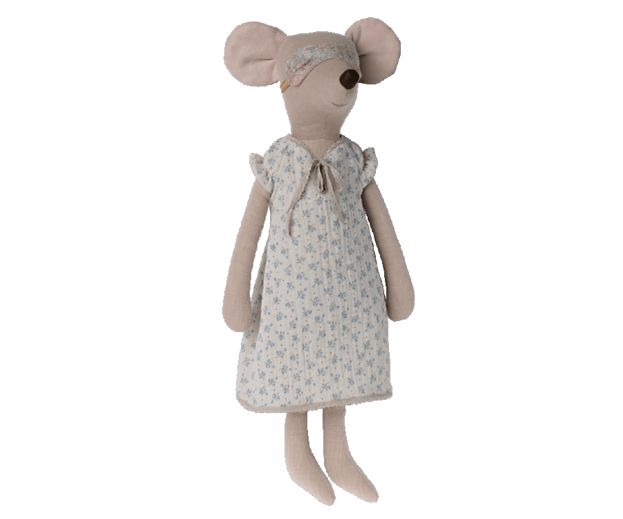 Maileg Sp/S22 MAXI Mouse Mouse in Nightgown IN STOCK