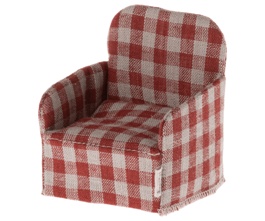 Maileg FW22 Mouse Chair in RED - NOW IN STOCK