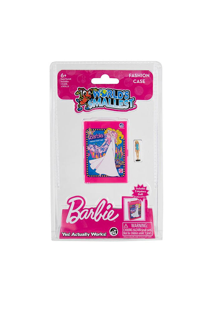 World's Smallest Barbie Fashion Case with bonus Mystery Doll