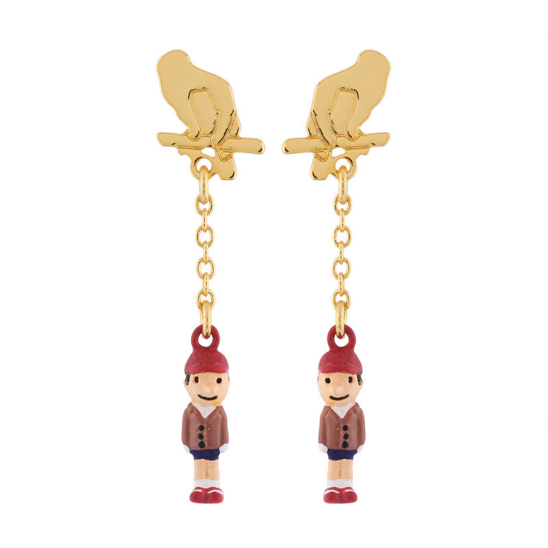 Pinocchio The Puppet Earrings