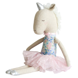 Alimrose Yvette Unicorn Doll 17" Liberty Blue